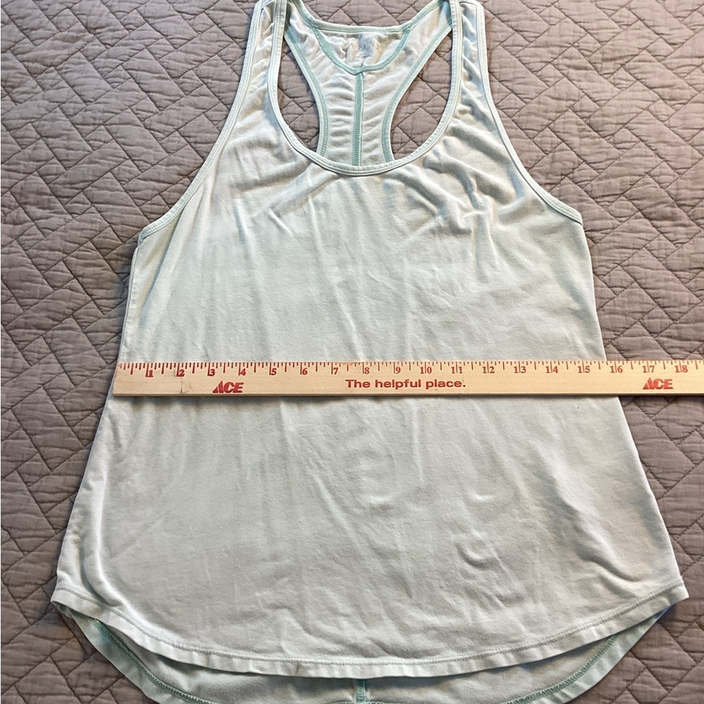 Danskin Light Green Yoga Tank Top Sz S - Picture 7 of 9
